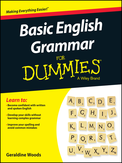 Title details for Basic English Grammar for Dummies by Geraldine Woods - Wait list